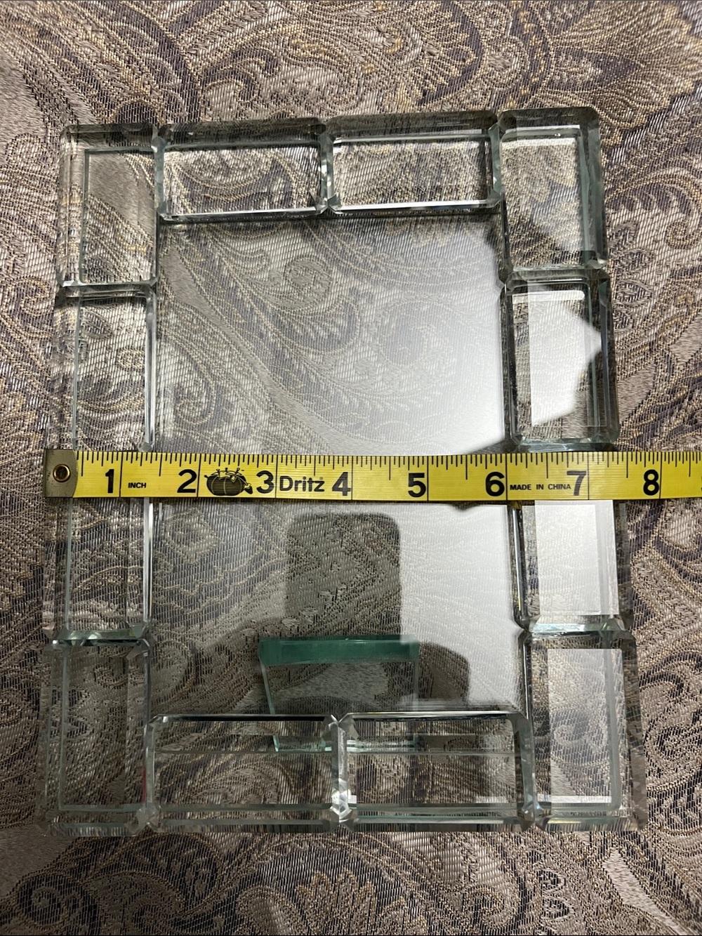 Elegant Glass Photo Frame, holds 5x7” photo. Perfect for framing a special event - Picture 7 of 11
